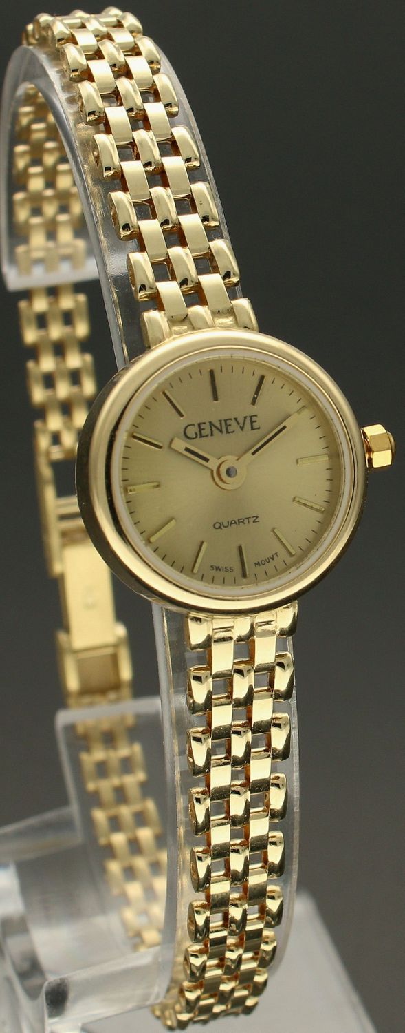 Złoty zegarek Geneve damski 585 biżuteryjna bransoletka 16 gram złota ZG 148 (4).jpg